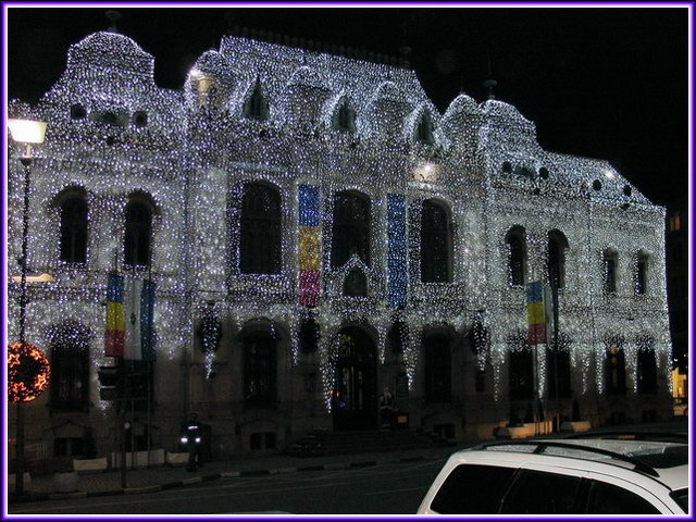 Illuminations magnifiques de la ville de CRAIOVA.